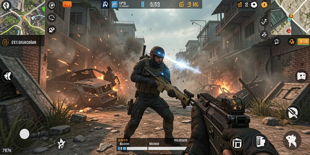 Tampilan menawan dari gameplay TPS yang mendebarkan.
