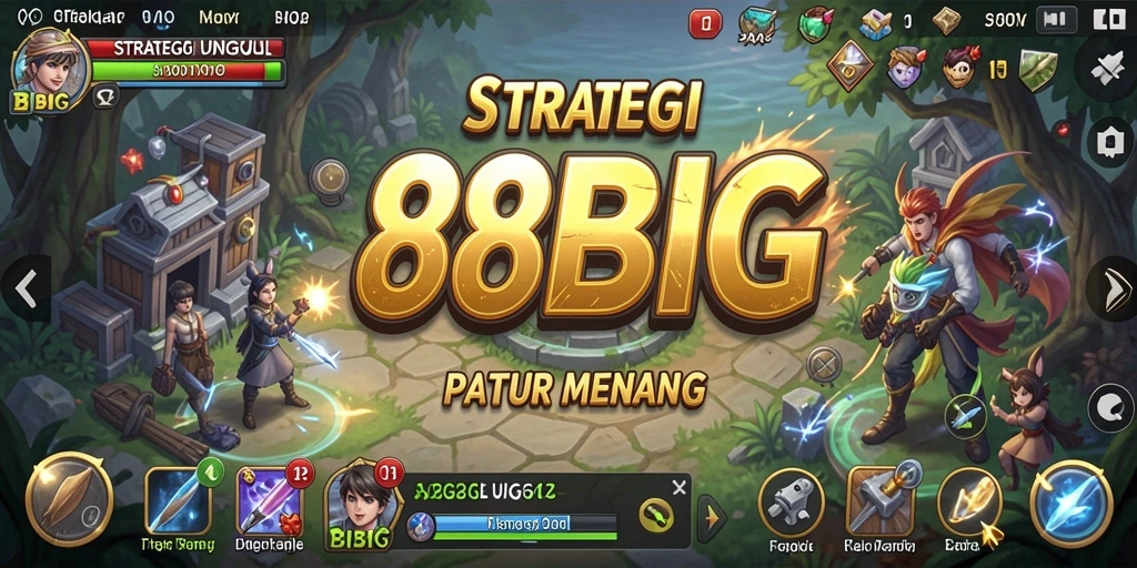 Tampilan gameplay menegangkan dalam 88BIG yang dipenuhi strategi.