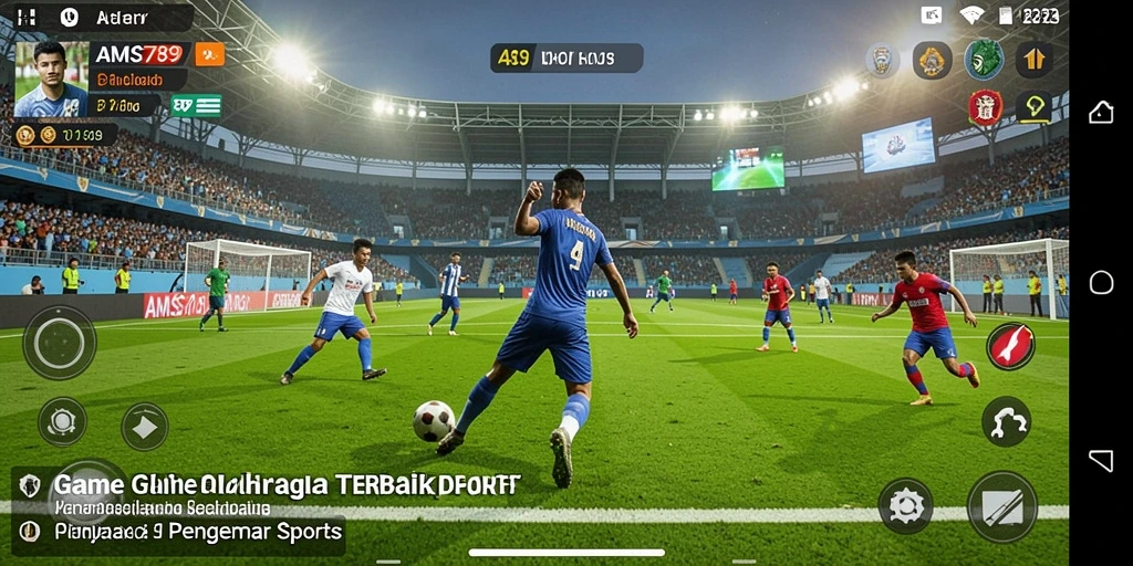 Tampilan menarik dari gameplay <strong>AMS789</strong> menunjukkan kompetisi olahraga yang mendebarkan.