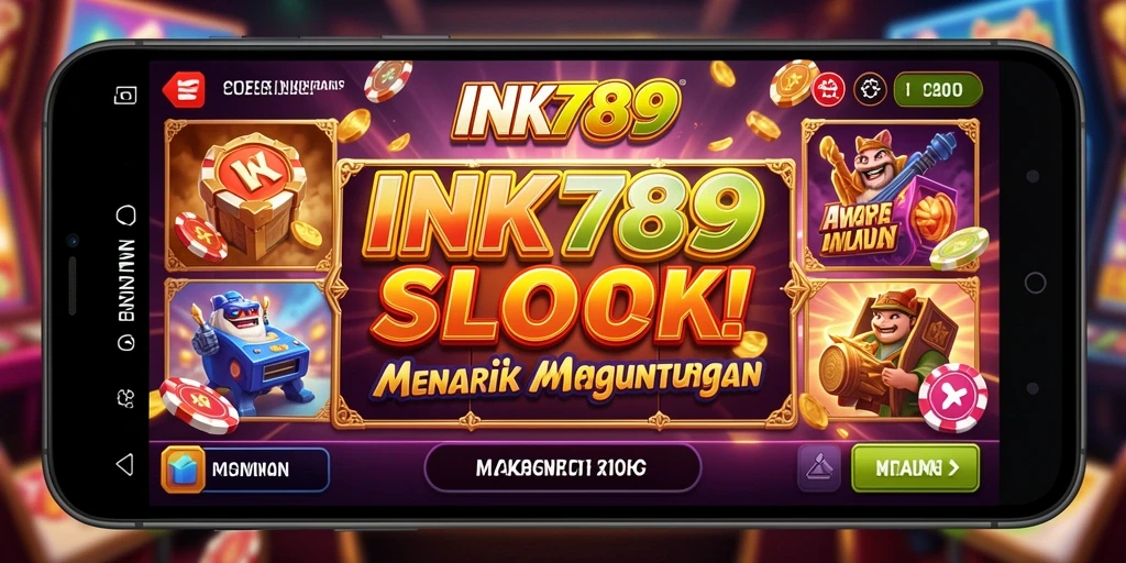Tampilan gameplay menarik dalam permainan Slot INK789.
