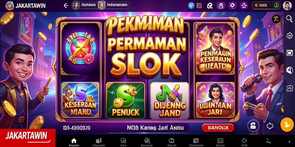 Tampilan permainan Slot yang menarik di JAKARTAWIN.