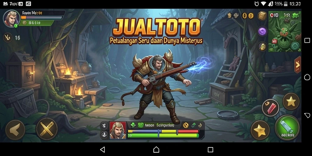 Screenshot dari gameplay seru JUALTOTO dalam petualangan mendebarkan.