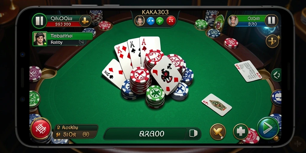 Tampilan gameplay menarik QiuQiu di KAKA303.