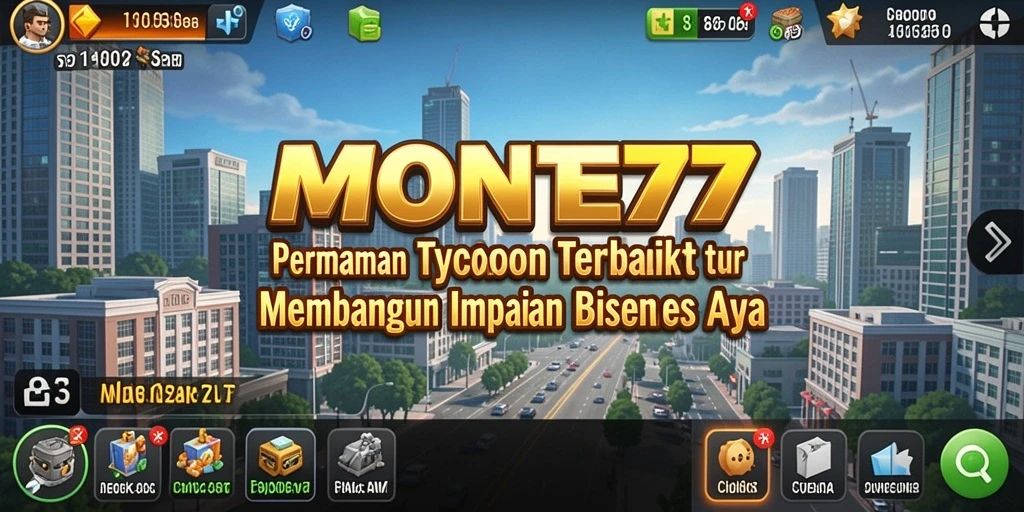 Tampilan gameplay <strong>MONTE77</strong> yang memukau dan interaktif dalam membangun kerajaan bisnis.