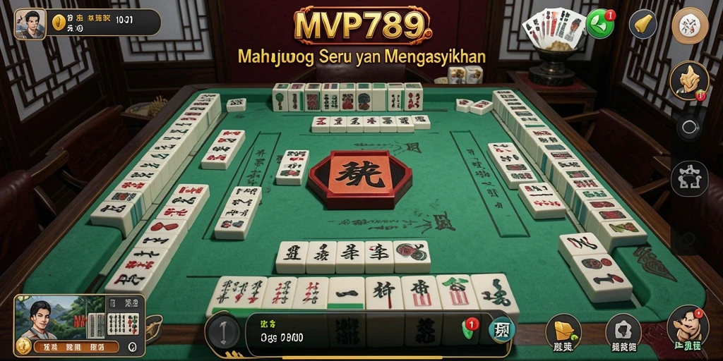 Tampilan screenshot utama MVP789 menampilkan gameplay Mahjong yang menarik.