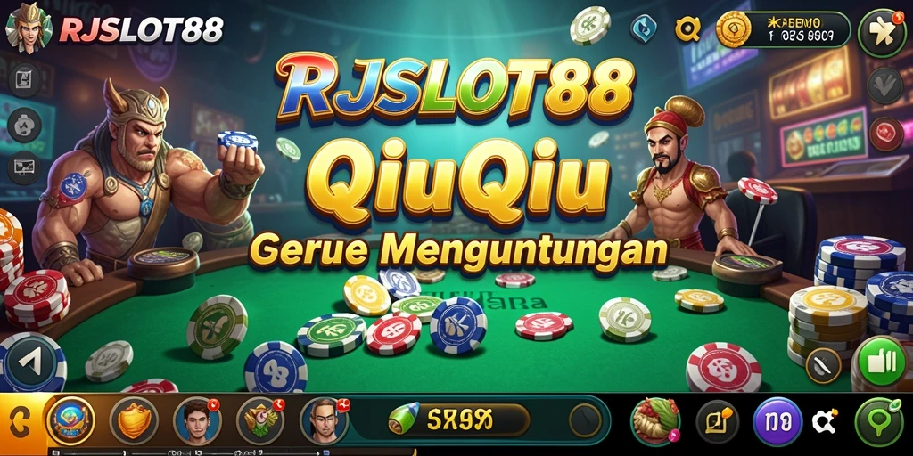 Tampilan gameplay QiuQiu yang menarik dalam RJSLOT88.