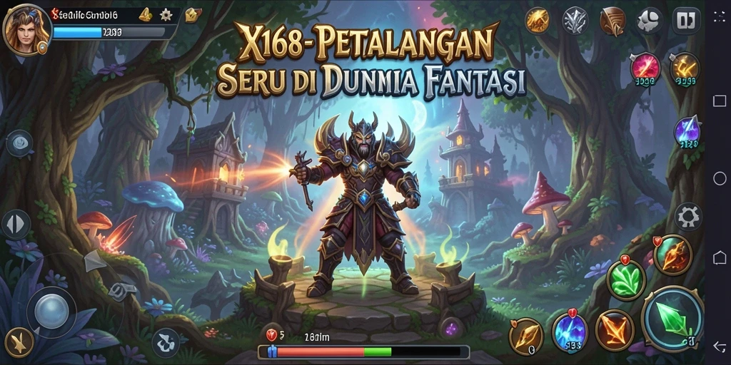 Gameplay menegangkan dan menyenangkan di dunia petualangan.